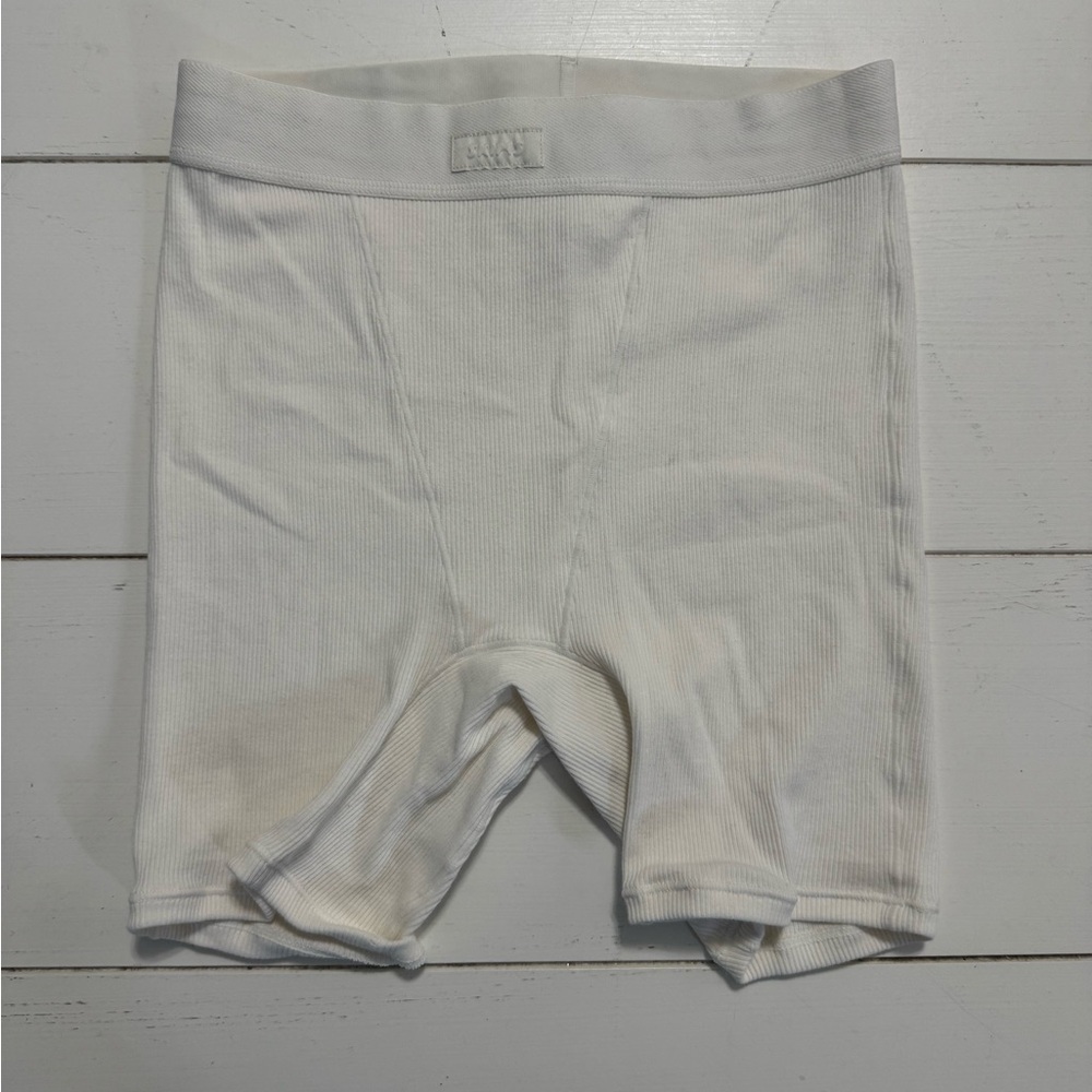 Skims Ribbed Boxer Shorts